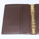 LOUIS VUITTON Damier Ebene Agenda GM Day Planner Cover R20107 LV Auth 171861-15