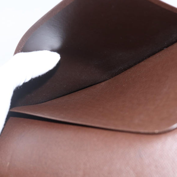 LOUIS VUITTON Damier Ebene Agenda GM Day Planner Cover R20107 LV Auth 171861