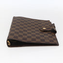 LOUIS VUITTON Damier Ebene Agenda GM Day Planner Cover R20107 LV Auth 171861-7