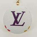 LOUIS VUITTON Monogram Multicolor Astropill Charm White M51911 LV Auth 171866V-2