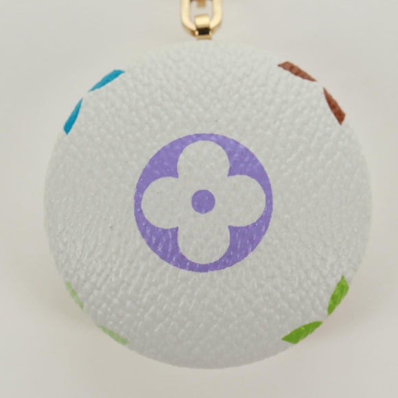 LOUIS VUITTON Monogram Multicolor Astropill Charm White M51911 LV Auth 171866V