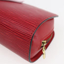 LOUIS VUITTON Epi Dauphine PM Pouch Castilian Red M48447 LV Auth 171867-15