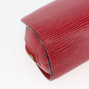 LOUIS VUITTON Epi Dauphine PM Pouch Castilian Red M48447 LV Auth 171867-16