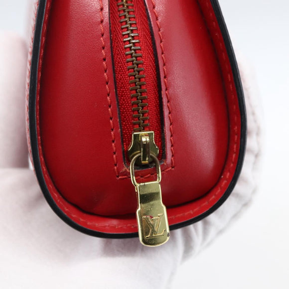 LOUIS VUITTON Epi Dauphine PM Pouch Castilian Red M48447 LV Auth 171867
