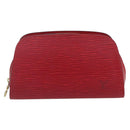 LOUIS VUITTON Epi Dauphine PM Pouch Castilian Red M48447 LV Auth 171867-13