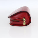 LOUIS VUITTON Epi Dauphine PM Pouch Castilian Red M48447 LV Auth 171867-3