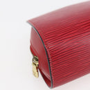LOUIS VUITTON Epi Dauphine PM Pouch Castilian Red M48447 LV Auth 171867-14