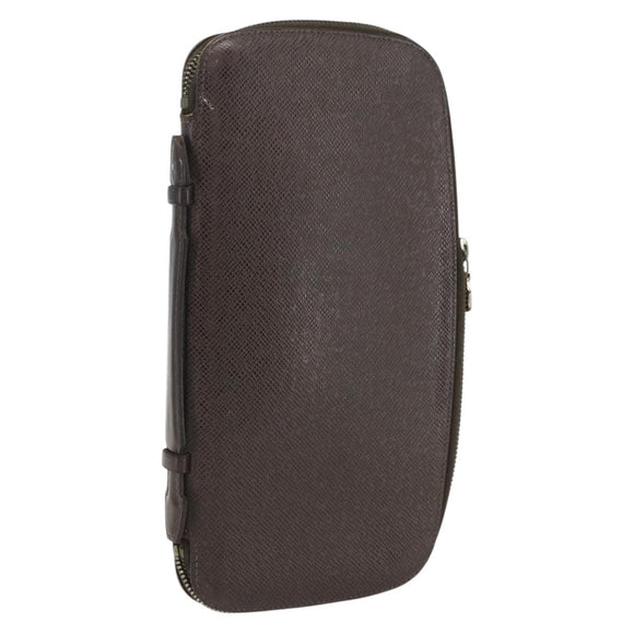 LOUIS VUITTON Taiga Organizer Atoll Travel Case Ardoise M30652 LV Auth 171872