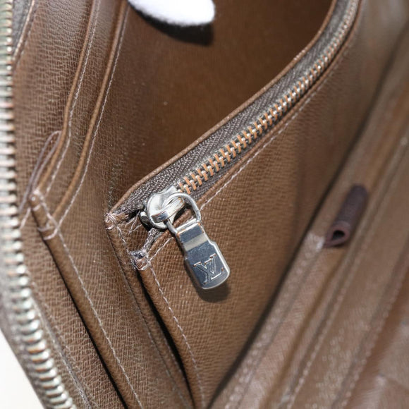 LOUIS VUITTON Taiga Organizer Atoll Travel Case Ardoise M30652 LV Auth 171872