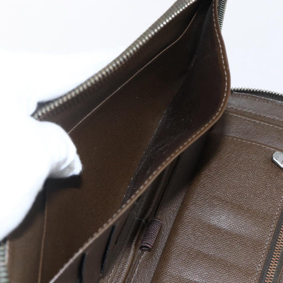 LOUIS VUITTON Taiga Organizer Atoll Travel Case Ardoise M30652 LV Auth 171872