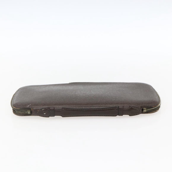 LOUIS VUITTON Taiga Organizer Atoll Travel Case Ardoise M30652 LV Auth 171872