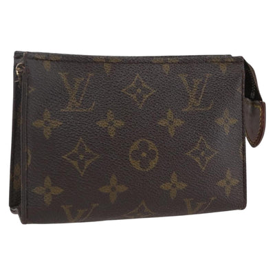 LOUIS VUITTON Monogram Poche Toilette 15 Pouch M47546 LV Auth 171880