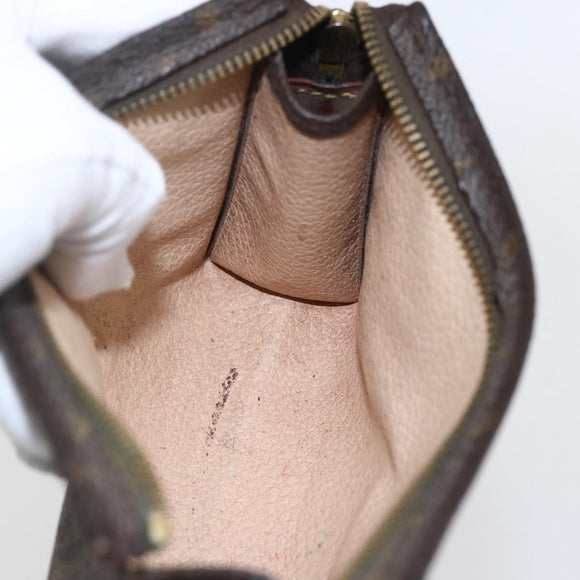 LOUIS VUITTON Monogram Poche Toilette 15 Pouch M47546 LV Auth 171880