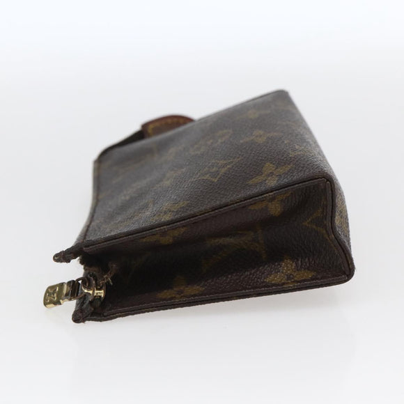LOUIS VUITTON Monogram Poche Toilette 15 Pouch M47546 LV Auth 171880