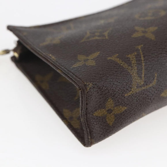 LOUIS VUITTON Monogram Poche Toilette 15 Pouch M47546 LV Auth 171880