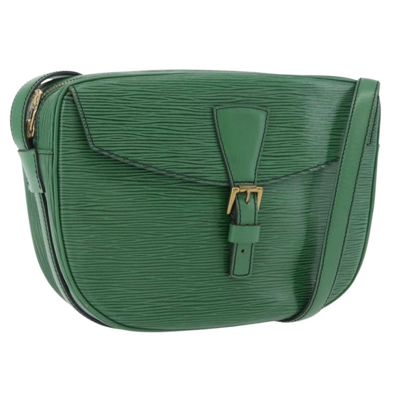 LOUIS VUITTON Epi Jeune Fille MM Shoulder Bag Green M52154 LV Auth 171885