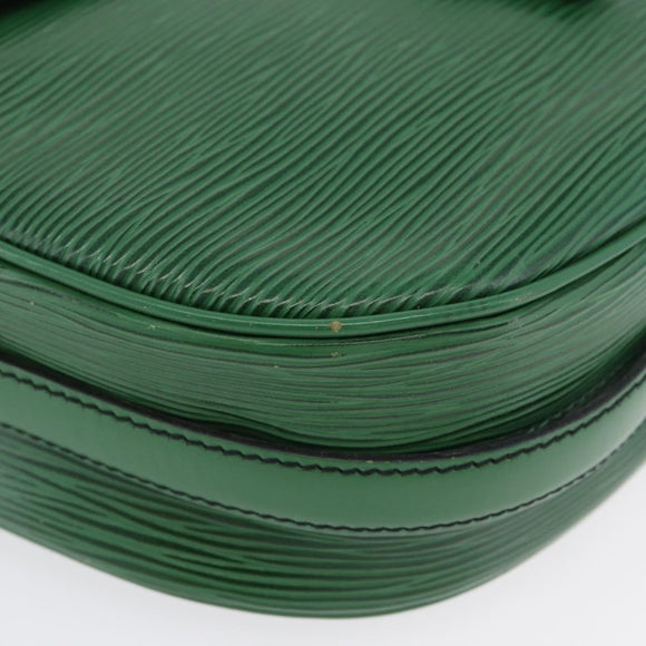 LOUIS VUITTON Epi Jeune Fille MM Shoulder Bag Green M52154 LV Auth 171885