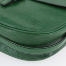 LOUIS VUITTON Epi Jeune Fille MM Shoulder Bag Green M52154 LV Auth 171885-15