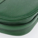 LOUIS VUITTON Epi Jeune Fille MM Shoulder Bag Green M52154 LV Auth 171885-16