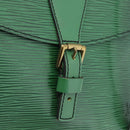 LOUIS VUITTON Epi Jeune Fille MM Shoulder Bag Green M52154 LV Auth 171885-18