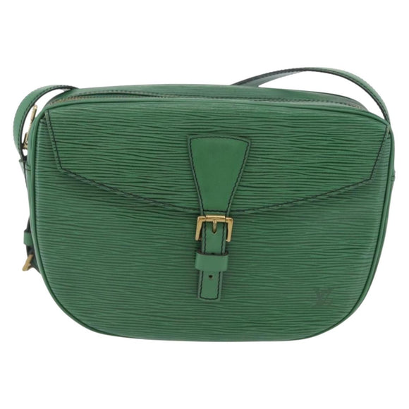 LOUIS VUITTON Epi Jeune Fille MM Shoulder Bag Green M52154 LV Auth 171885