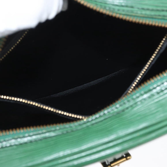 LOUIS VUITTON Epi Jeune Fille MM Shoulder Bag Green M52154 LV Auth 171885