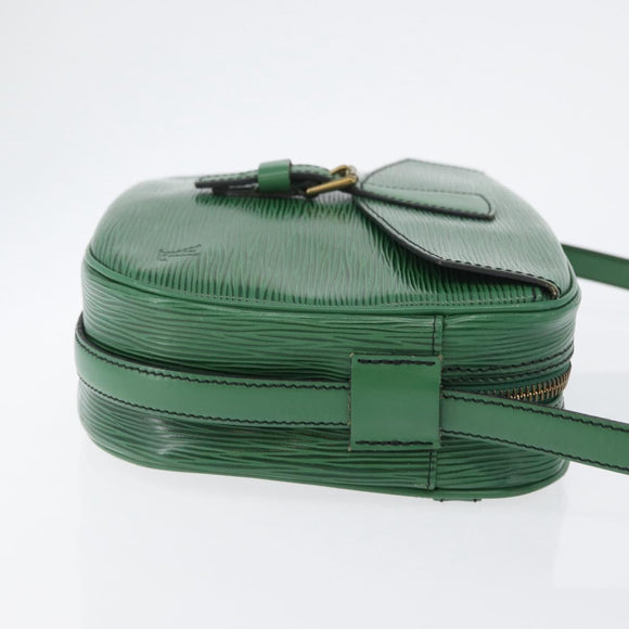 LOUIS VUITTON Epi Jeune Fille MM Shoulder Bag Green M52154 LV Auth 171885