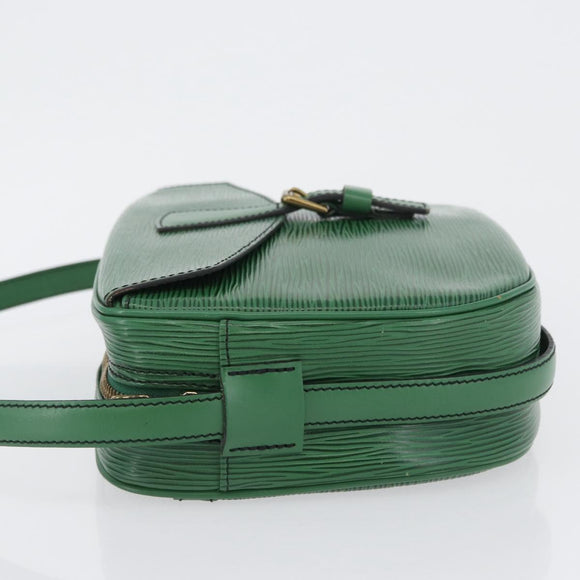 LOUIS VUITTON Epi Jeune Fille MM Shoulder Bag Green M52154 LV Auth 171885