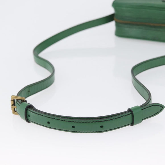 LOUIS VUITTON Epi Jeune Fille MM Shoulder Bag Green M52154 LV Auth 171885