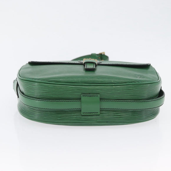 LOUIS VUITTON Epi Jeune Fille MM Shoulder Bag Green M52154 LV Auth 171885