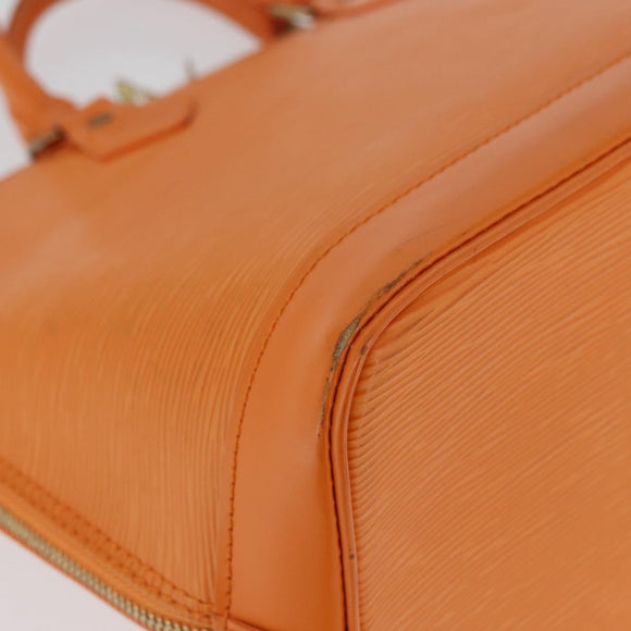 LOUIS VUITTON Epi Alma Handtas Oranje Mandarijn M5214H LV Auth 171893