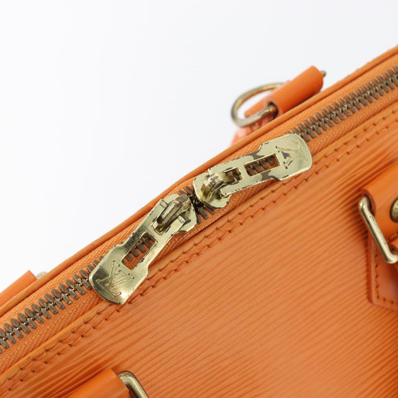 LOUIS VUITTON Epi Alma Handtas Oranje Mandarijn M5214H LV Auth 171893