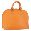 LOUIS VUITTON Epi Alma Handtas Oranje Mandarijn M5214H LV Auth 171893-1