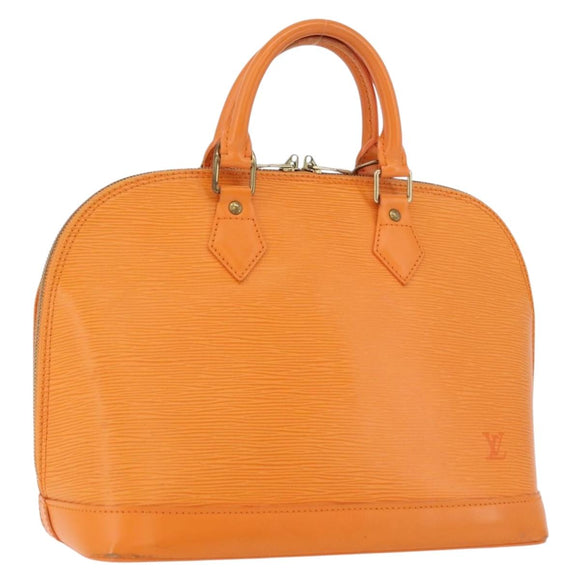 LOUIS VUITTON Epi Alma Handtas Oranje Mandarijn M5214H LV Auth 171893
