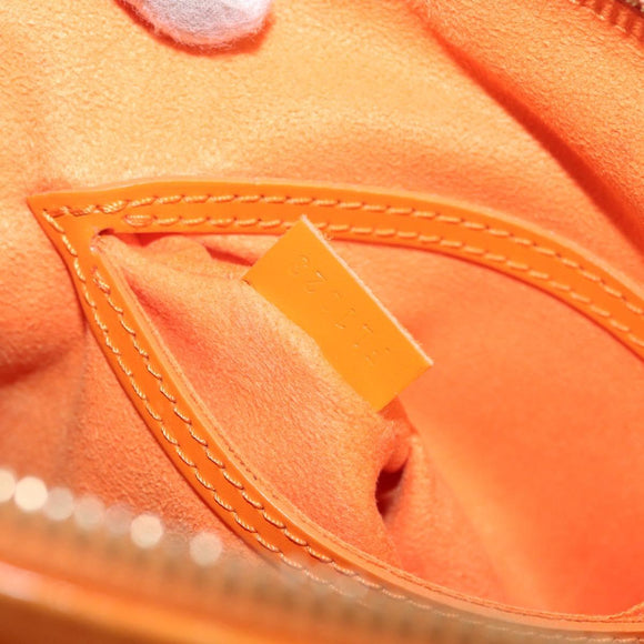 LOUIS VUITTON Epi Alma Handtas Oranje Mandarijn M5214H LV Auth 171893