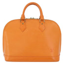 LOUIS VUITTON Epi Alma Handtas Oranje Mandarijn M5214H LV Auth 171893-13