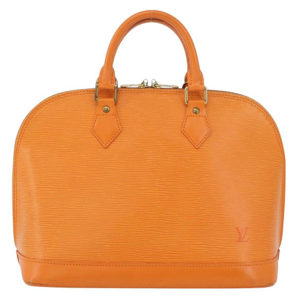 LOUIS VUITTON Epi Alma Handtas Oranje Mandarijn M5214H LV Auth 171893