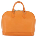 LOUIS VUITTON Epi Alma Handtas Oranje Mandarijn M5214H LV Auth 171893-2