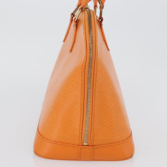 LOUIS VUITTON Epi Alma Handtas Oranje Mandarijn M5214H LV Auth 171893