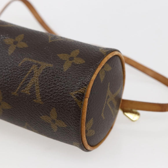 LOUIS VUITTON Monogram Papillon Pouch LV Auth 171898