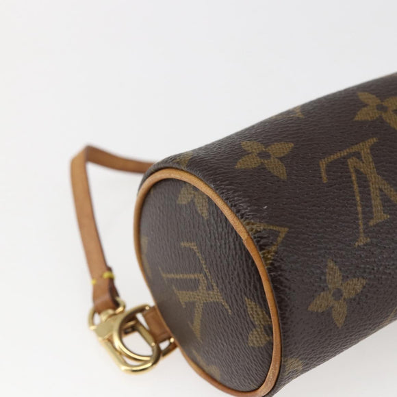 LOUIS VUITTON Monogram Papillon Pouch LV Auth 171898