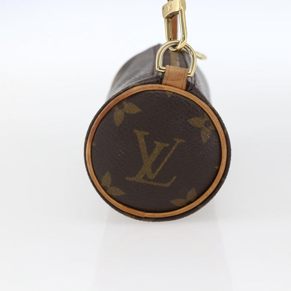 LOUIS VUITTON Monogram Papillon Pouch LV Auth 171898