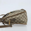 GUCCI GG Supreme Web Sherry Line Tote Bag PVC Beige Gold 41 02 039 Auth 171911-4