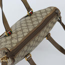 GUCCI GG Supreme Web Sherry Line Tote Bag PVC Beige Gold 41 02 039 Auth 171911-6