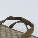 GUCCI GG Supreme Web Sherry Line Tote Bag PVC Beige Gold 41 02 039 Auth 171911-14