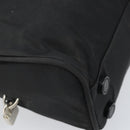 PRADA Tote Bag Nylon Black Silver Auth 171922-15