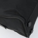 PRADA Tote Bag Nylon Black Silver Auth 171922-17