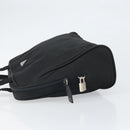 PRADA Tote Bag Nylon Black Silver Auth 171922-4