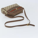 GUCCI GG Supreme Web Sherry Line Bag PVC Beige Gold 001 44 6655 Auth 171924-7