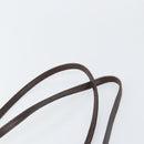 FENDI Zucca Canvas Mamma Baguette Shoulder Bag Black Brown Auth 171933-8